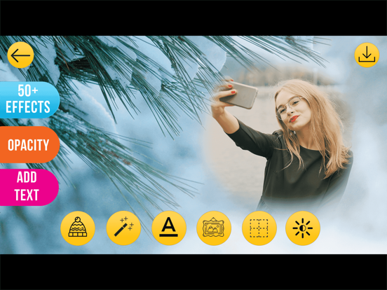 Screenshot #6 pour Winter Photo Frames