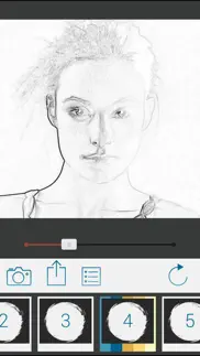 How to cancel & delete photo to pencil sketch drawing 1