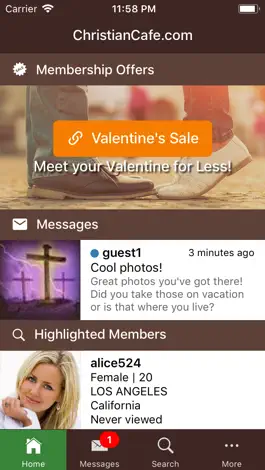 Game screenshot ChristianCafe.com - Dating hack