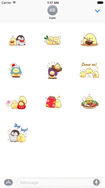 Cute Chick in Winter Sticker