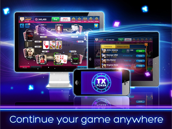 TX Poker - Texas Holdem Online iPad app afbeelding 4