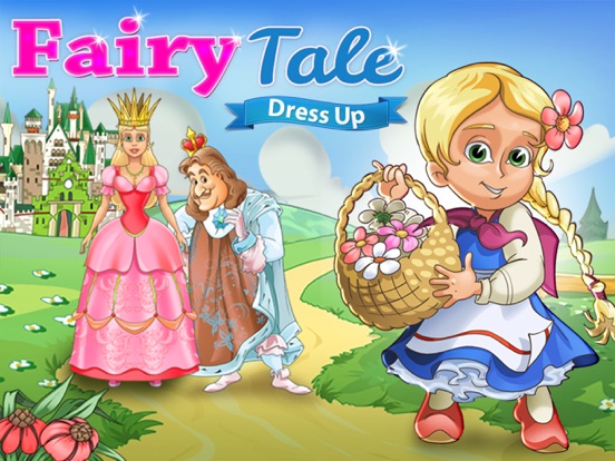 Dress Up Fairy Tale Game iPad app afbeelding 1