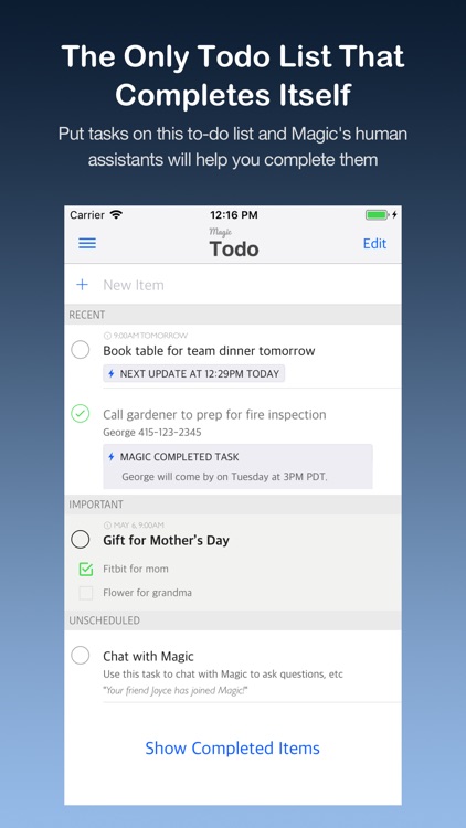 Magic Todo List