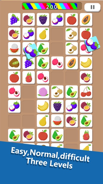 2 Player Fruits Link Link War screenshot 2