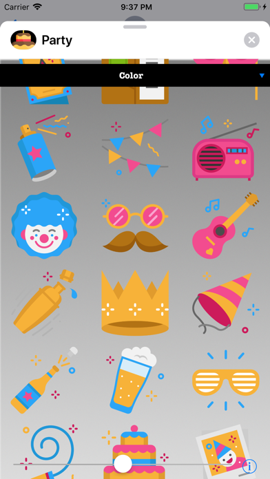 Party Stickers - Celebration screenshot 3