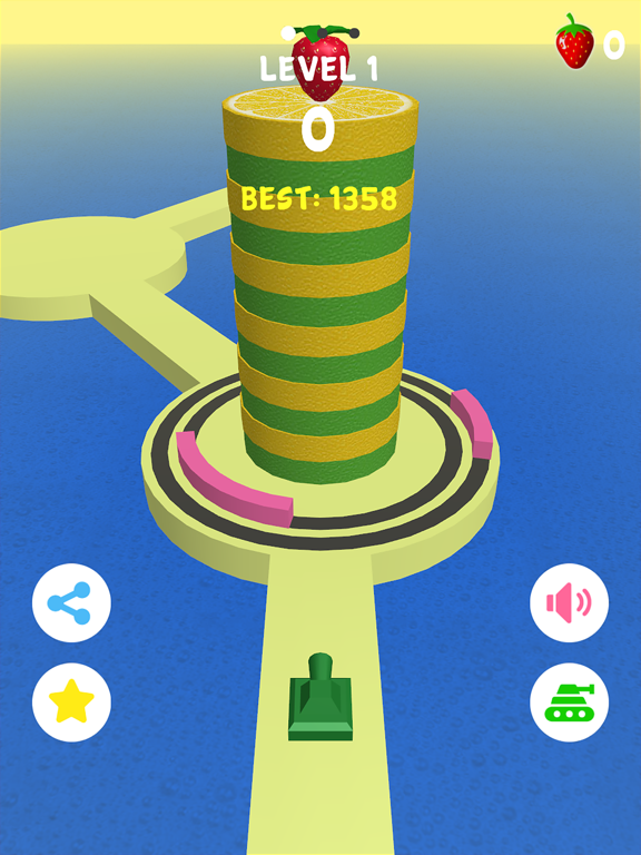 Shooting down Tower with Balls