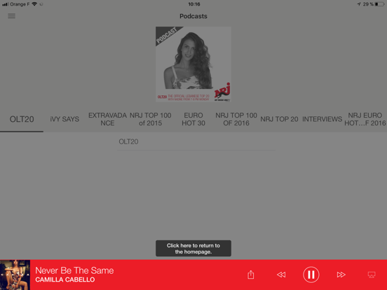NRJ Lebanon iPad screenshot 10 - Music app