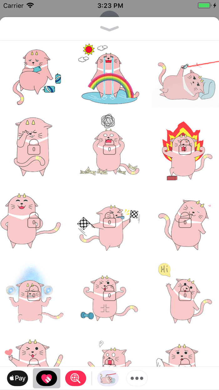 Alien Cat Animated Stickers