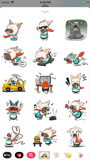 Clarky - The Super Dog Sticker(圖3)-速報App