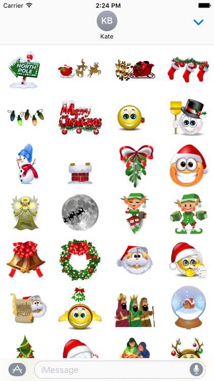 Animated Christmas Stickers