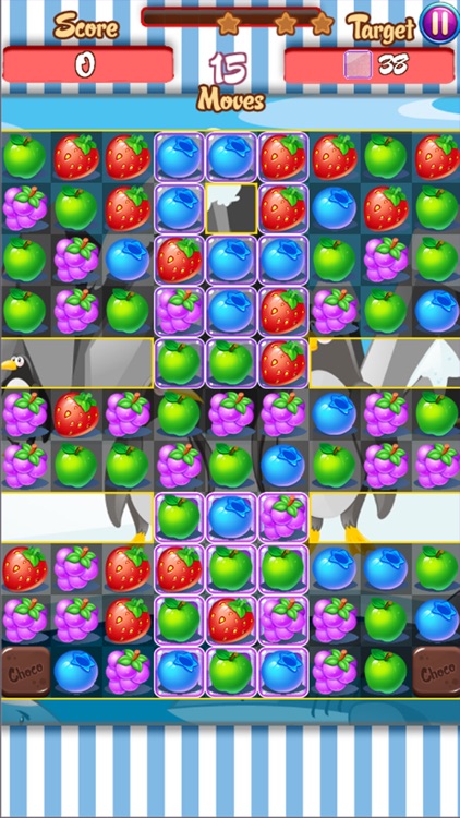 Sweet Fruit Candy Blast Match3 screenshot-5