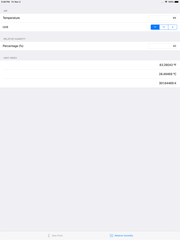 Screenshot #6 pour Heat Index Calculator