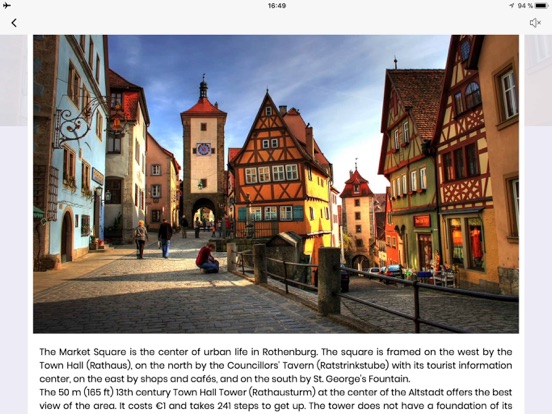 Romantic Road Travel Guide iPad screenshot