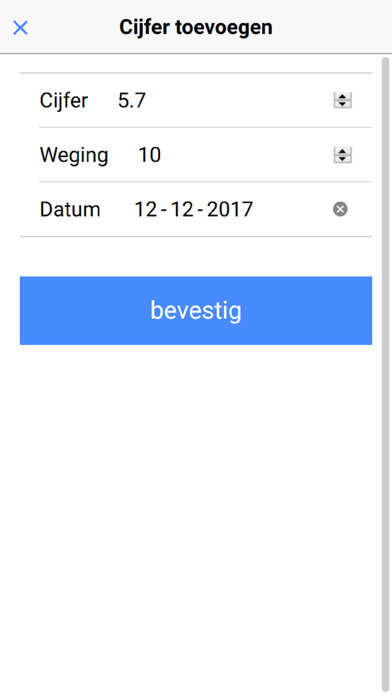 MijnCijfer screenshot 2