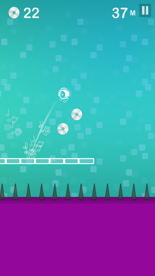 #2. Bouncing Music - Bounce With Song (iOS) Podle: Wipoo Chatwaranon