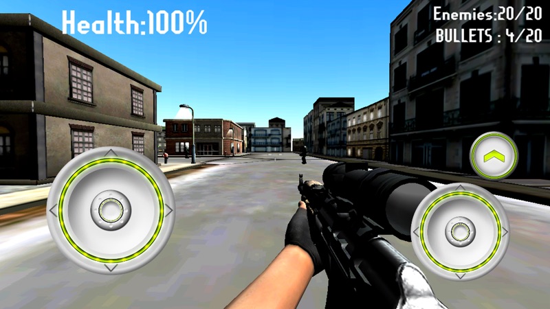 3d Modern City Crime FPS Sniper screenshot 1
