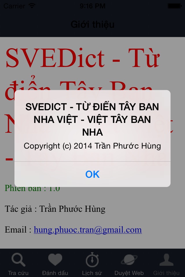 SVEDict - Từ điển Tây Ban Nha screenshot 4