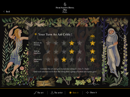 Art Collection Ritz Lisbon iPad screenshot 4 - Reference app