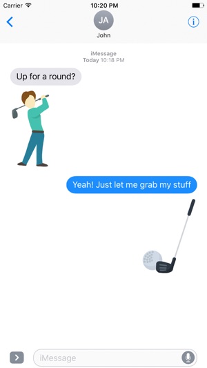 Fore! Golf Emoji(圖3)-速報App