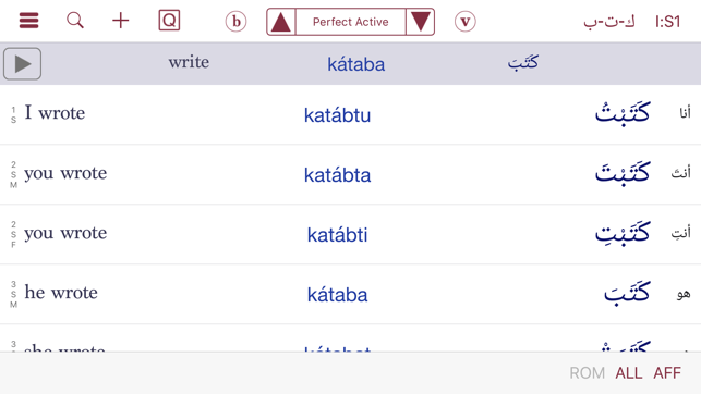 CAVE Arabic Verb Conjugator(圖2)-速報App