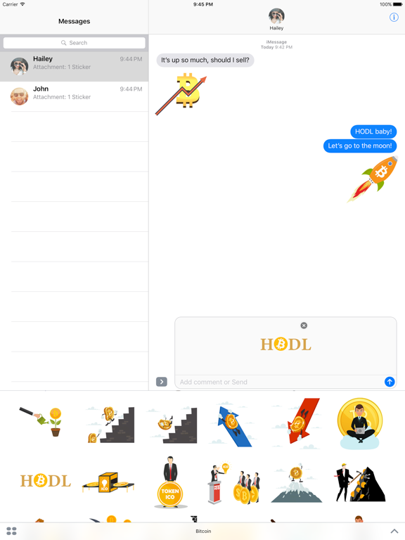 Screenshot #4 pour Bitcoin Crypto Stickers
