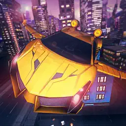 Sports Car Flying 3d simulator 2017 app icon