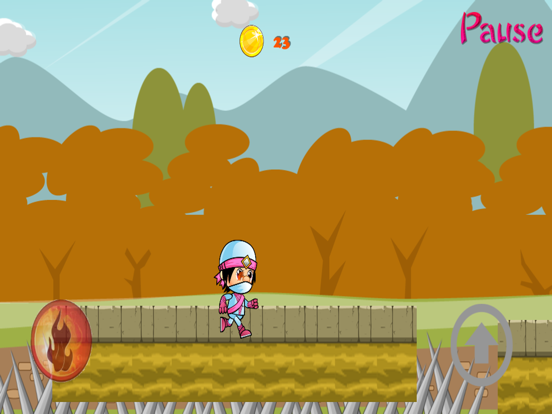 White Ninja Girl iPad screenshot