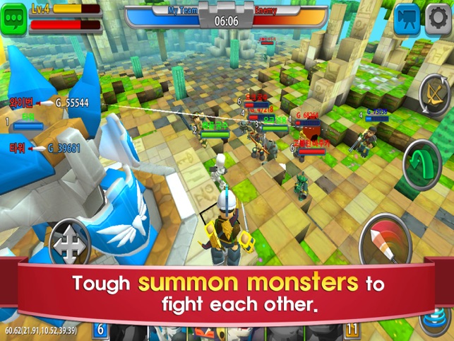 Battlemonleague, game for IOS