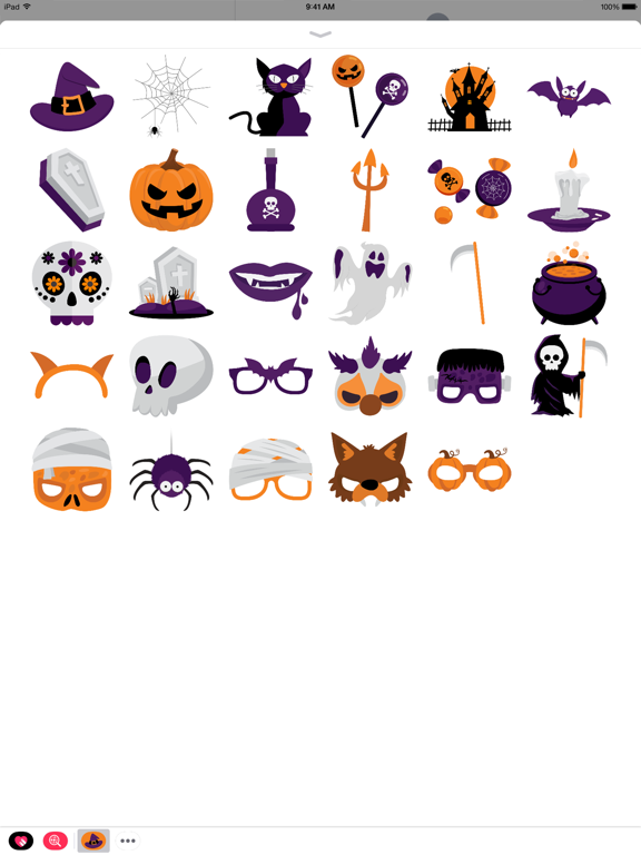 Screenshot #6 pour Halloween iMessage Stickers