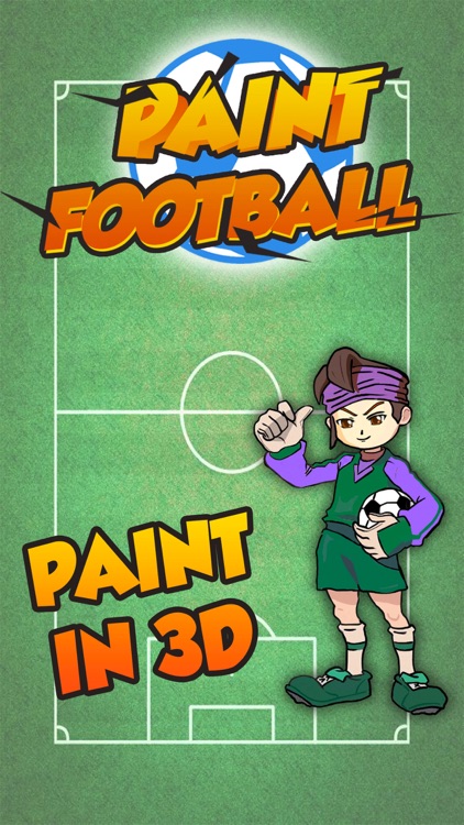 Eleven Goal 3D coloring book - painting soccer