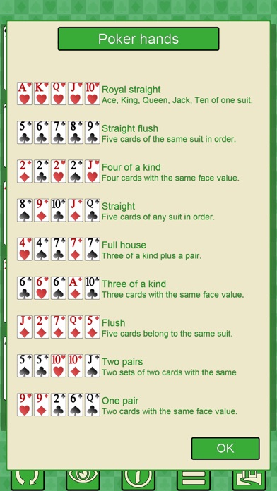 Poker Solitaire V+ Screenshot