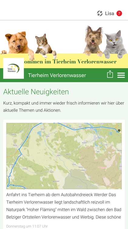 Tierheim Verlorenwasser