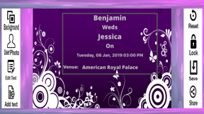 Party & Wedding Card Maker screenshot
