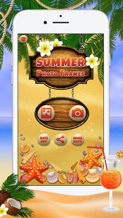 Summer Photo Frames & Stickers