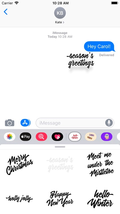 Christmas Lettering Stickers screenshot-4