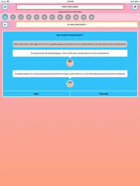 Parcours de la Femme enceinte