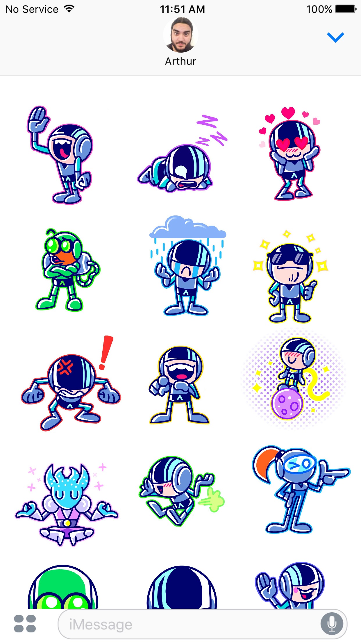 Screenshot 3 of Iron Marines Stickers