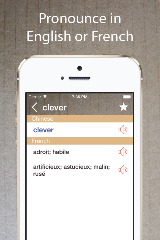 French English Dictionary Pro+ screenshot 2