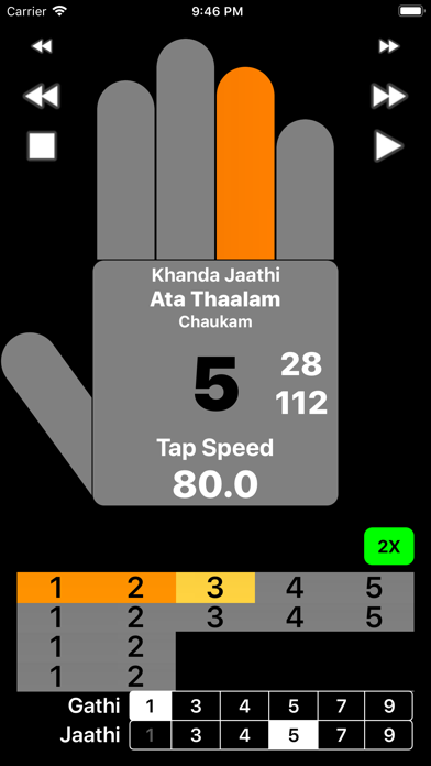 Carnatic Thaalam Robot iPhone screenshot 6 - Music app