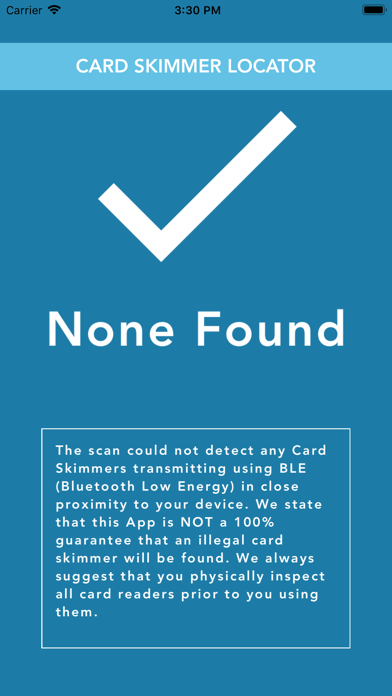 Screenshot #1 pour Card Skimmer Locator