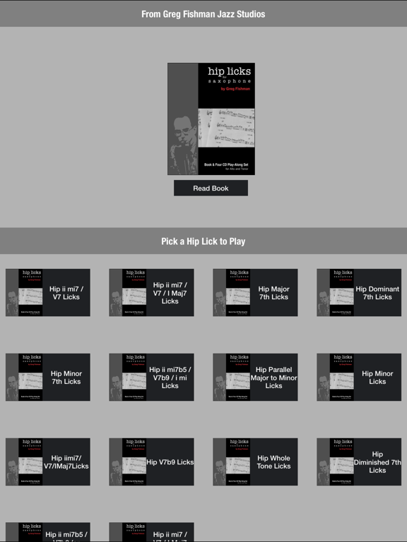 Hip Licks for Alto Saxophone screenshot
