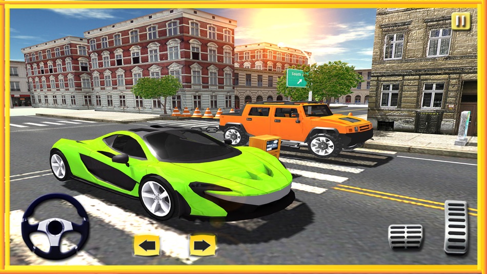#2. Chained Car Racing 3D (iOS) By: Meta Dort