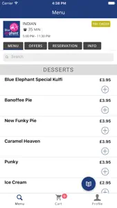 Blue Elephant Restaurant screenshot #1 for iPhone