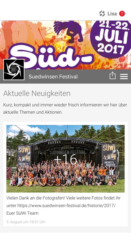 Suedwinsen Festival