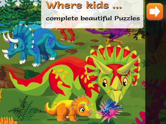 PUZZINGO Dinosaur Puzzles Game iPad app afbeelding 2