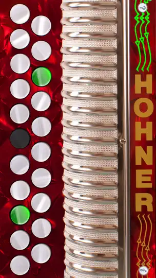Captura de pantalla de Hohner B/C Mini-Accordion en iPhone 4