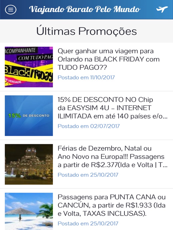 Screenshot #4 pour Viajando Barato Pelo Mundo