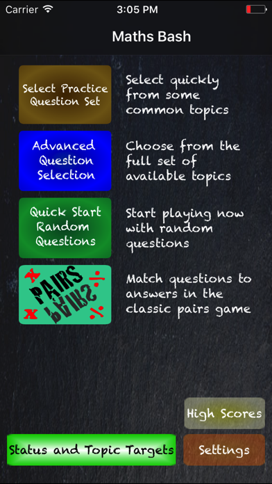 Maths Bash Secondary Free iPhone screenshot