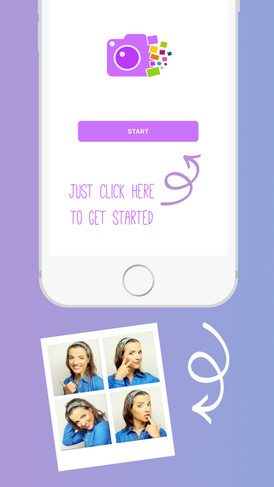 Screenshot #1 pour PhotoBooth: Get 4 Retro Photos