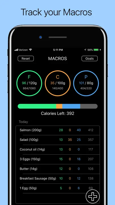 Macro Tracker: Screenshot 1 von 5